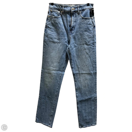 Jeans Straight By Madewell In Blue Denim, Size: 26
