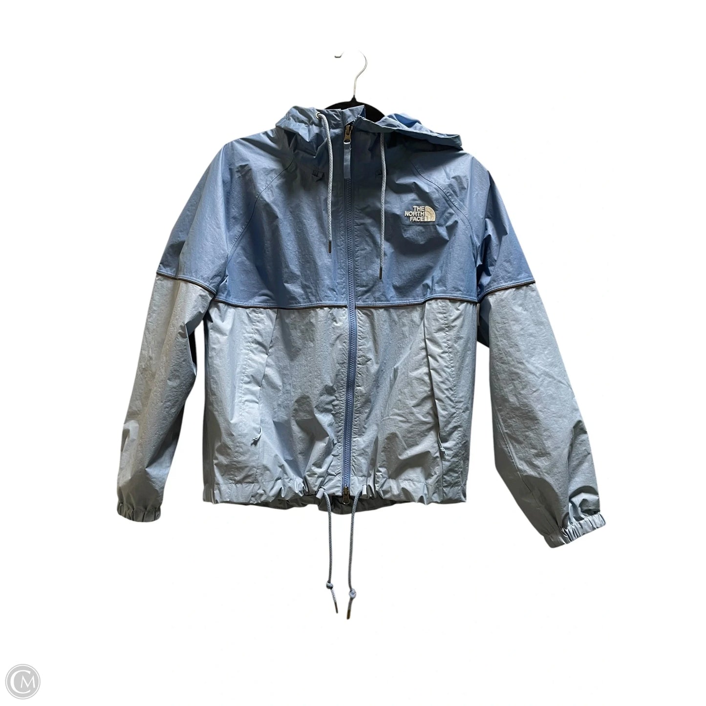 Athletic Jacket By Nike In Blue, Size: M