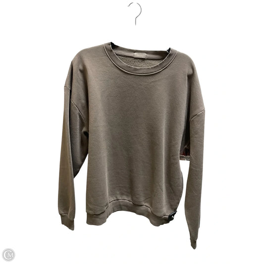 Sweatshirt Collar By Nuuds In Brown, Size: M