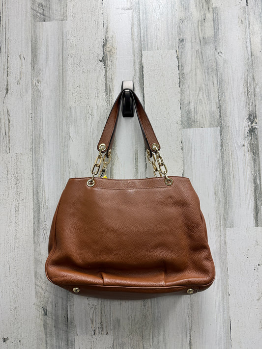 Michael Kors Mercer Gallery Brandy Leather Bucket Bag | DBLTKE Luxury Consignment Boutique
